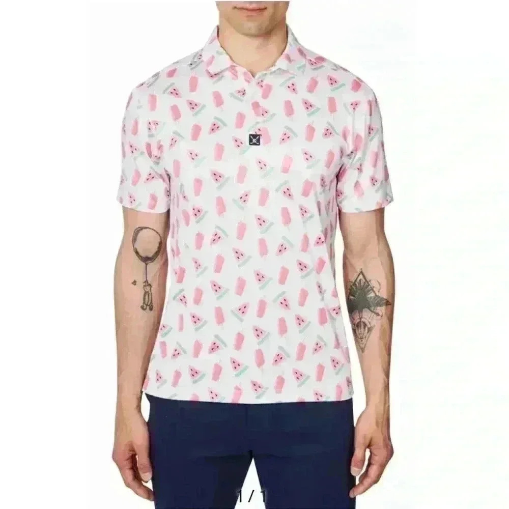 CONSTRUCT
Watermelon Print Polo